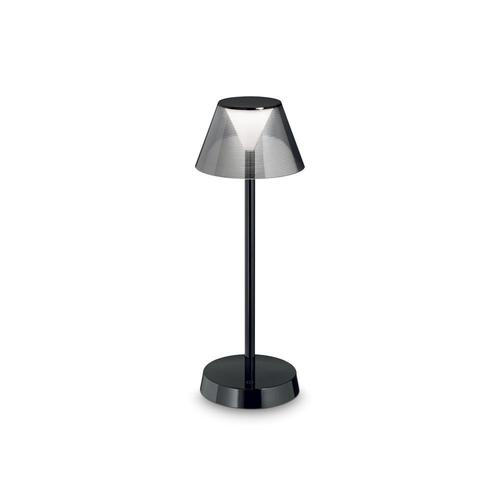 Ideal Lux Lolita - Lampe De Table D'extérieur Led Intégrée 1 Lumière Noire 3000k Ip44