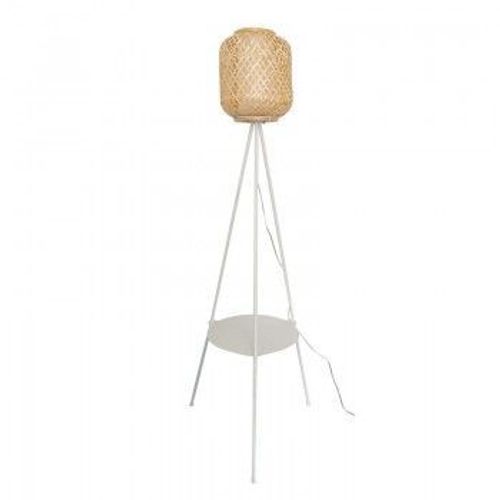 Lampadaire En Osier Avec Tablette ""Orson""