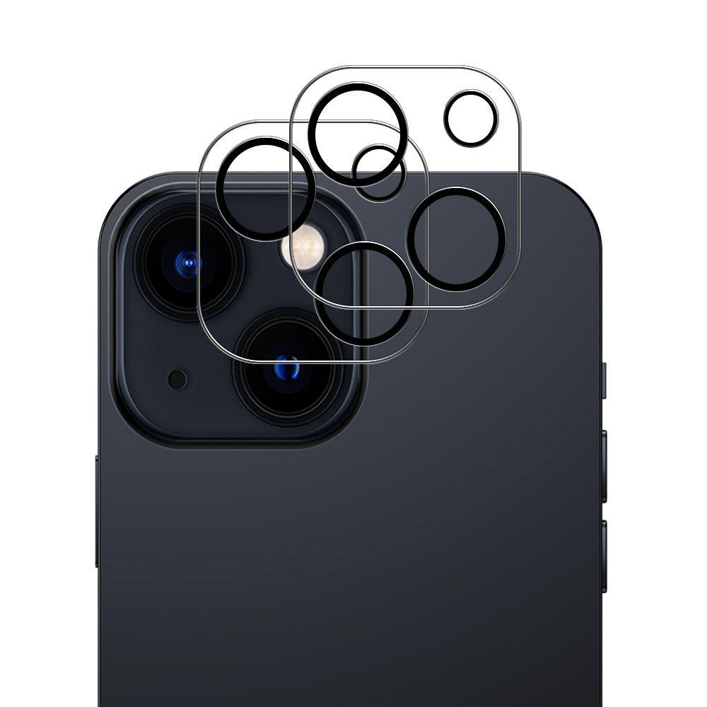 Protection Caméra pour iPhone 14 [Lot de 2] Verre Trempé Appareil