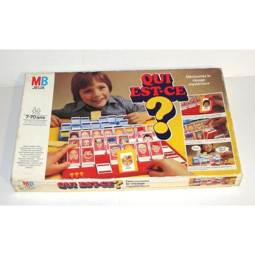 JEUX DE SOCIÉTÉ Qui Est-Ce ? ANCIEN MB JEUX 1987 MILTON BRADLEY FR