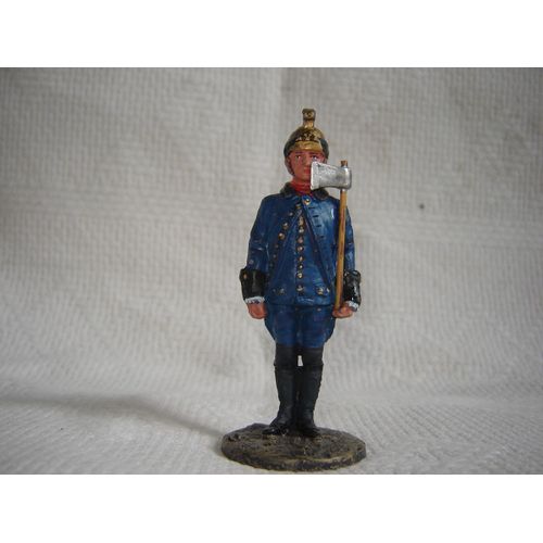 Les Heros Du Feu N° 09 Pompier Cobra : Le Garde Pompe De Paris En Grandetenue De Feu 1786