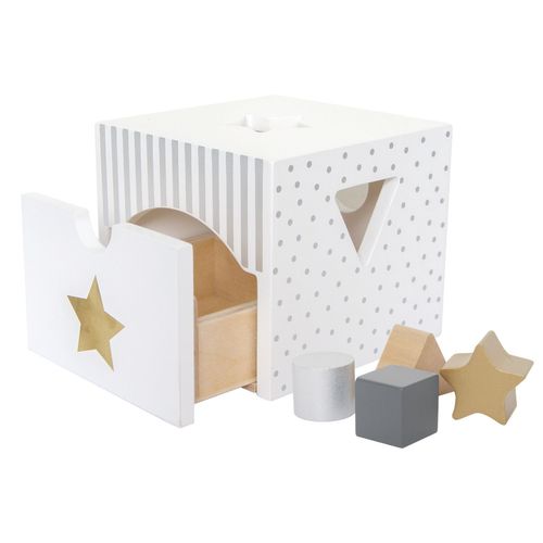 Cube D'?Veil En Bois Silver
