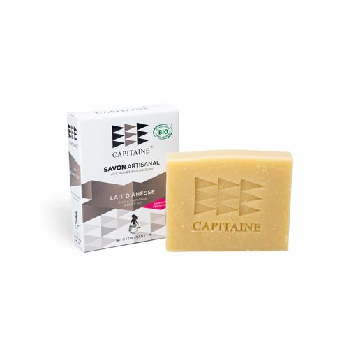 Savon Artisanal Bio Capitaine Lait D'ânesse 100 Grammes 