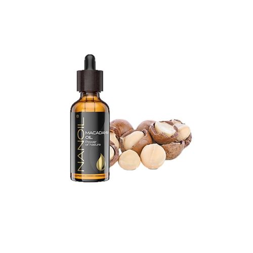 Huile De Macadamia Nanoil Macadamia Oil 50ml - Huile De Macadamia Naturelle, Pressée À Froid Et Non-Raffinée Pour Les Soins Du Visage 