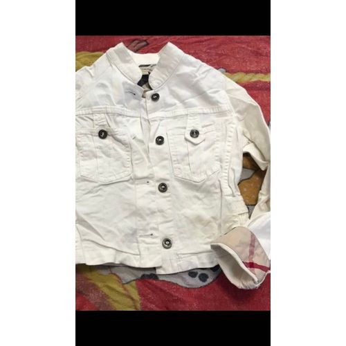 Veste En Jeans Blanc - Burberry