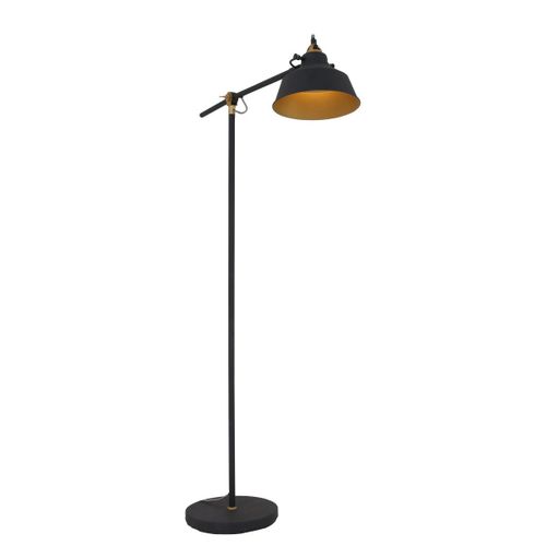 Sienna Nove Lampadaire Task Noir Mat, Or