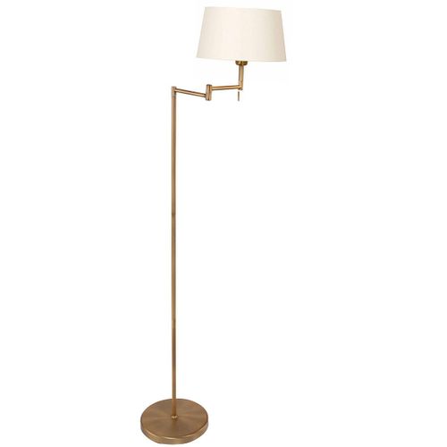 Sienna Bella Lampadaire Avec Abat-Jour Fuselé Bronze Brossé