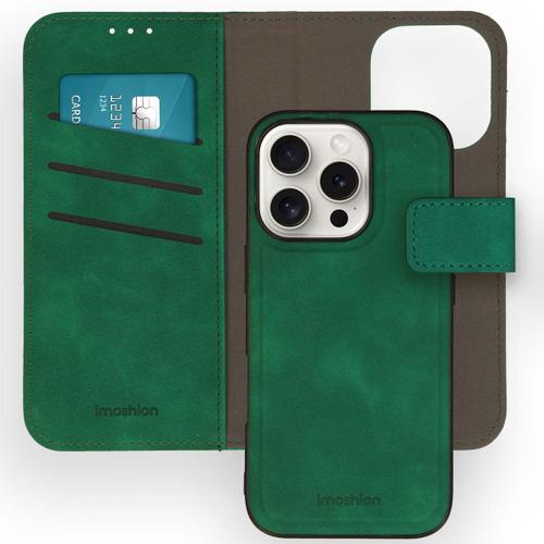 Imoshion Etui De Téléphone De Luxe 2-En-1 Amovible Iphone 16 Pro Vert Foncé