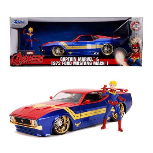 Marvel - Captain Marvel 1973 Ford Mustang Mach 1 - 1:24