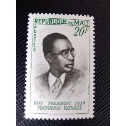 Timbre Mali Yt 13 Mamadou Konaté (1897-1956) 1961 ( 120306 )