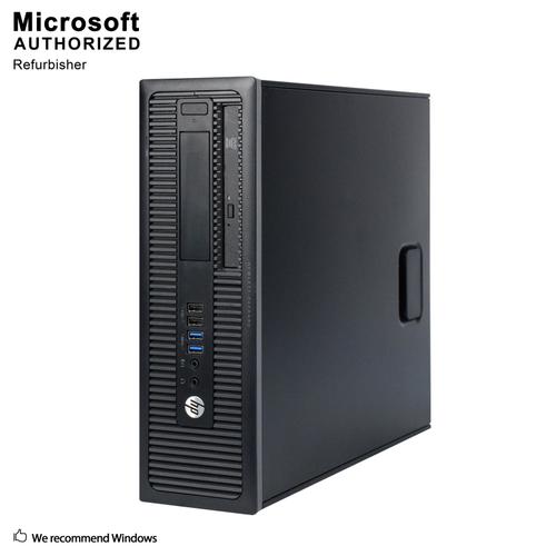 HP Prodesk 600 G1 SFF Intel Core i5-4570 - 3.2 GHz - Ram 16 Go - SSD 480 Go - DVD - USB WiFi - Windows 10 Professionnel 64 Bits