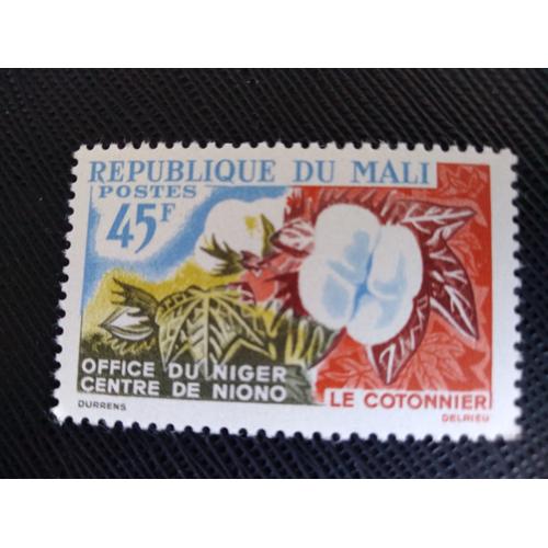 Timbre Mali Yt 40 Coton 1962 ( 120306 )