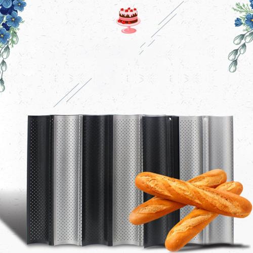 Faire Cuire Au Four De Cuisson Moule Baguette Moule De Cuisson Plateau  Bâton Baguette Vague Bâton Du Pain Pour La Cuisine Cuisson Accueil Argent L