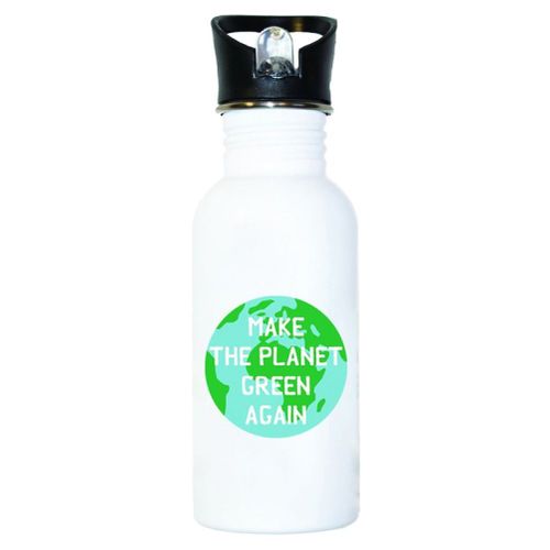 Gourde En Aluminium - Make The Planet Green Again - 500 Ml
