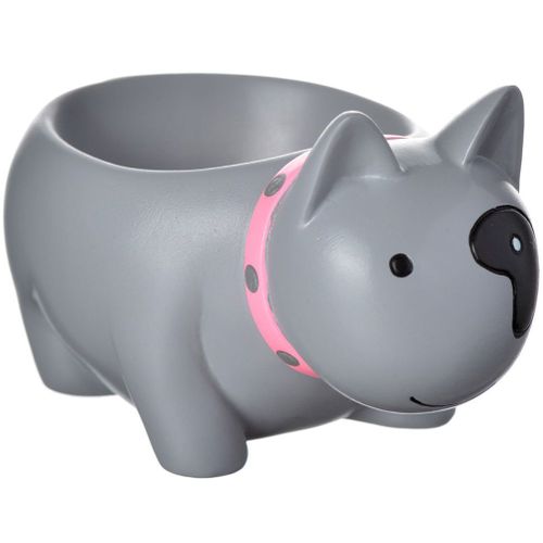 Un Coquetier Chien Gris