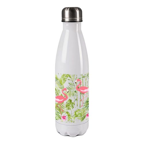 Bouteille Isotherme En Inox - Flamants Roses By Cbkreation