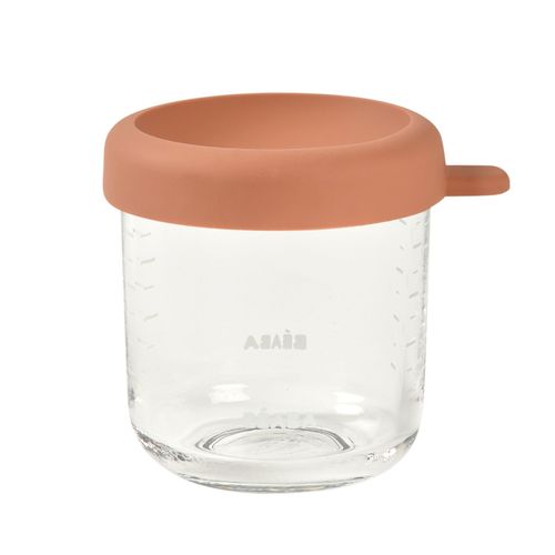 Pot De Conservation Portion Verre 250 Ml Terracotta