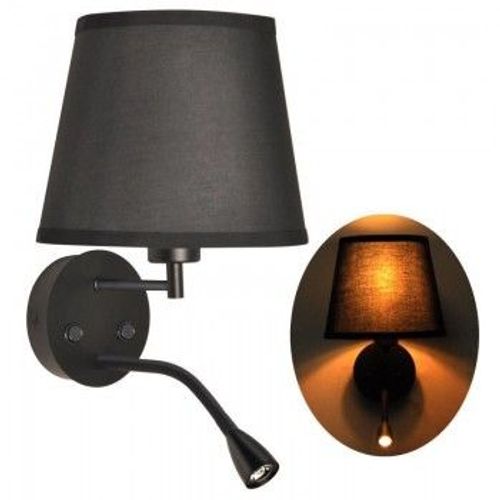 Applique Murale Avec Liseuse Led Flexible ""Pair""