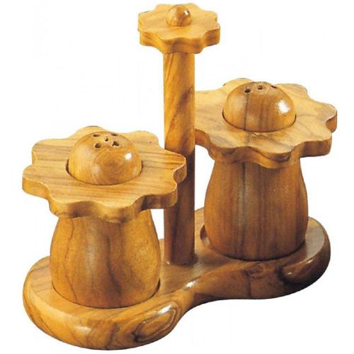 Set Poivre Et Sel En Bois D'olivier