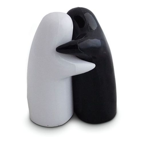 Duo Sel / Poivre Couple Enlacé Salière Et Poivrière Personnage