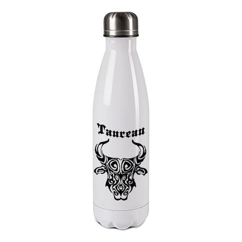 Bouteille Isotherme En Inox - Taureau By Cbkreation
