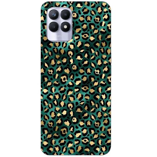 Coque Realme 8i Leopard Vert
