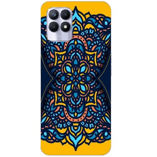 Coque Realme 8i Mandala Jaune