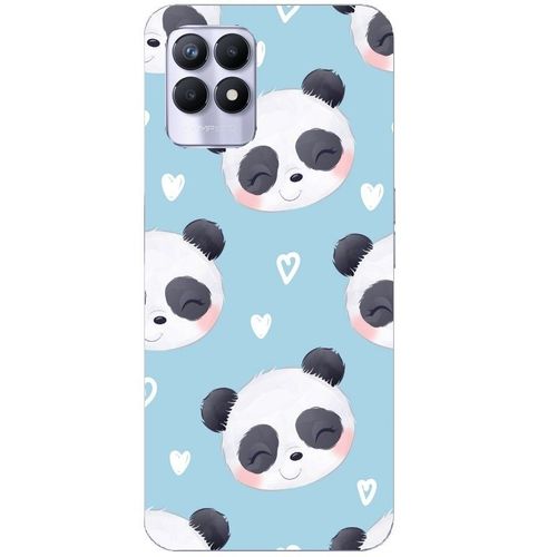 Coque Realme 8i Panda Bleu
