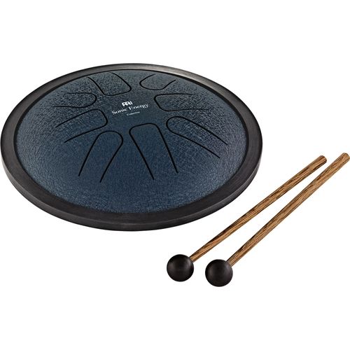 Meinl Sonic Energy Small Steel Tongue Drum G Minor Handpan Compact, Navy Blue