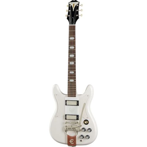 Epiphone Crestwood Custom Tremotone Polaris White Guitare Électrique