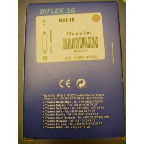Thuasne Biflex® 16 + Pratic Bande Élastique Étalonnée 10cmx4m 