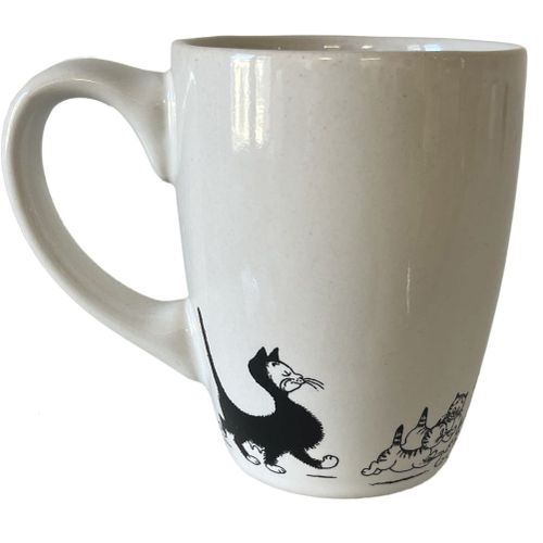 Tasse Arrondie Promenade En Famille - Chat De Dubout