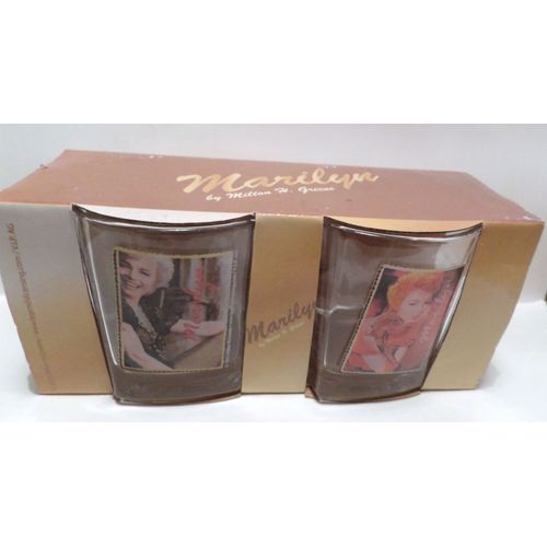 Lot De Deux Verres À Whisky Marilyn Monroe