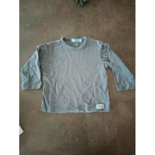 T Shirt Ml Bleu Garçon 12 Mois Tout Simplement Très Bon État