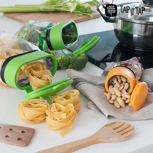 3 Couvercles Hermétiques En Plastique Solide Pour Sachets Entam?S