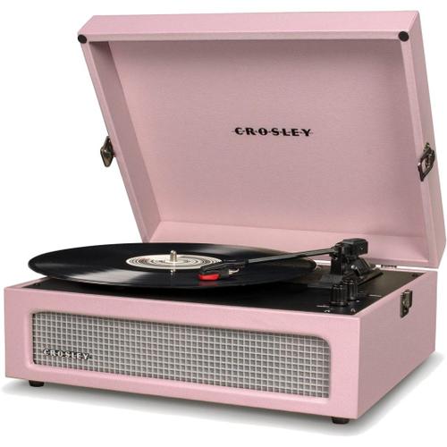 Crosley Voyager Amethyst Rose platine vinyle avec émetteur/récepteur Bluetooth