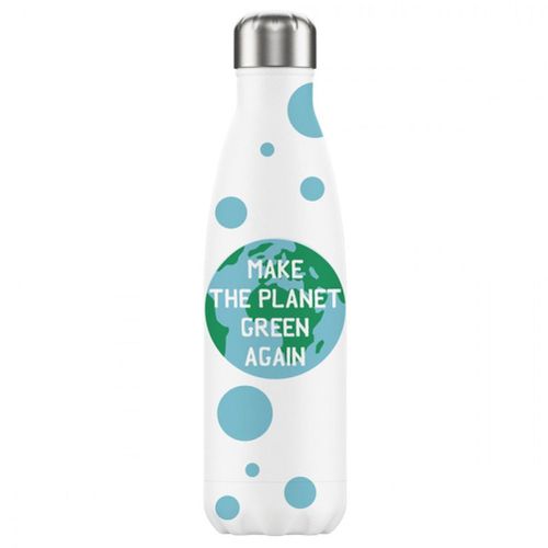 Bouteille Isotherme En Inox Make The Planet Green Again
