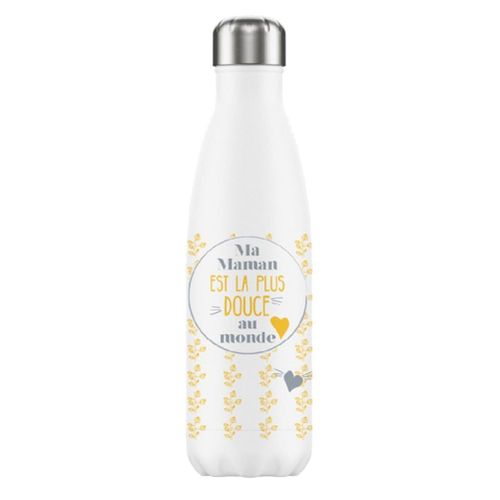 Bouteille Isotherme En Inox Maman La Plus Douce