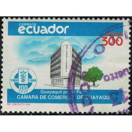 Equateur 1989 Oblitéré Used Chambre De Commerce De Guayaquil Y&t Ec 1178 Su
