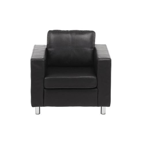 Fauteuil En Simili Ackley - Noir