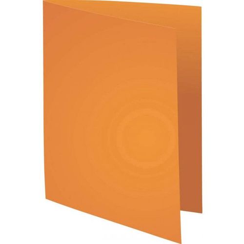 Paquet De 100 Chemises Super Exacompta 24 X 32 Cm Carte Rigide Orange