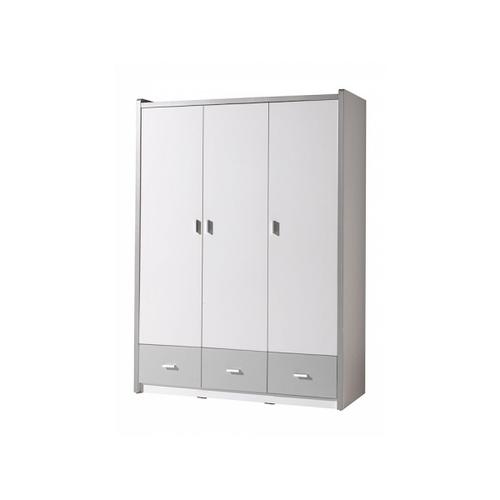 Vipack Bonny Armoire 3 Portes Silver