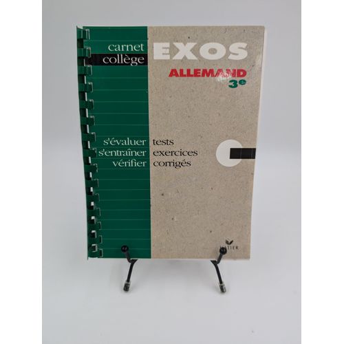 Livre Carnet Collège Exos Allemand 3e (S'évaluer, S'entraîner, Vérifier…) Hatier