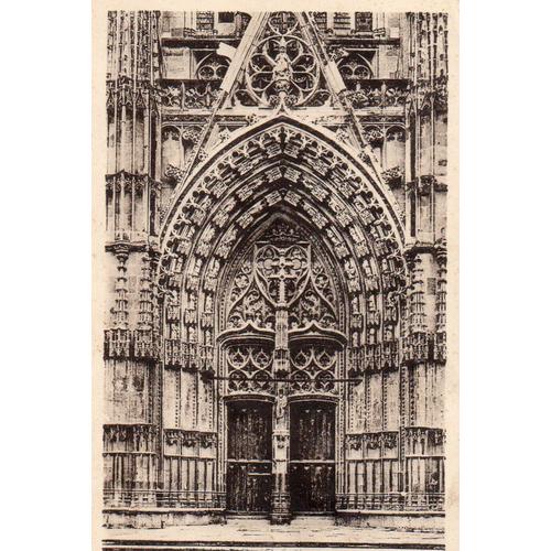 Carte Postale Ancienne - 1939 - Écrite -N° 245 Tours - 37 - Indre Et Loire -Portail Central De La Cathedrale Saint Gatien