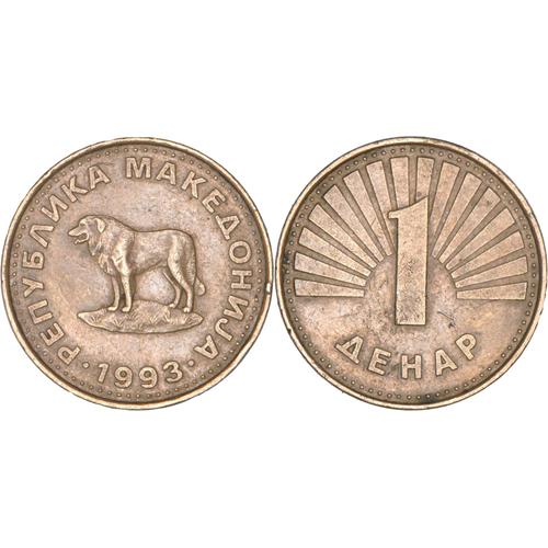 Macédoine - 1993 - 1 Dinar - 02-059