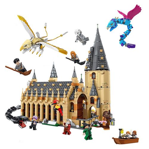 Briques De Construction Harry Potter - La Grande Salle Du Château De Poudlard Fantastic Beasts & Where To Find Them 980pièces