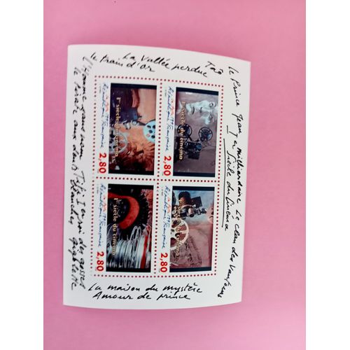 4 Timbres 1er Siècle Du Cinéma