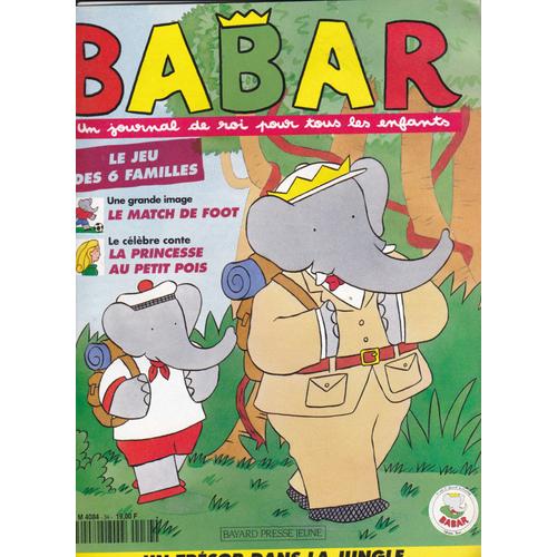 Babar N°34 , Juin 1994 , Un Trésor Dans La Jungle