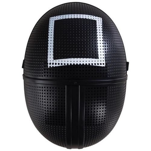 Masque Noir Carré Adulte - Ptit Clown - Ref/21204 - Taille Unique - Pour Carnaval Et Halloween