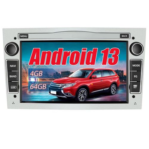 Awesafe Autoradio 4g Android 13 4go+64go Pour Opel, 7 Pouces Écran Avec Carplay Android Auto Usb Sd Rds Bluetooth - Gris
